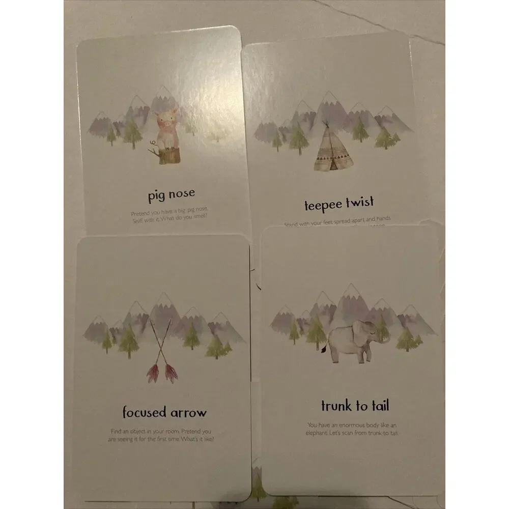 LITTLE RENEGADES Mindful Kids Cards Everyday Exercises Mindfulness Stillness....